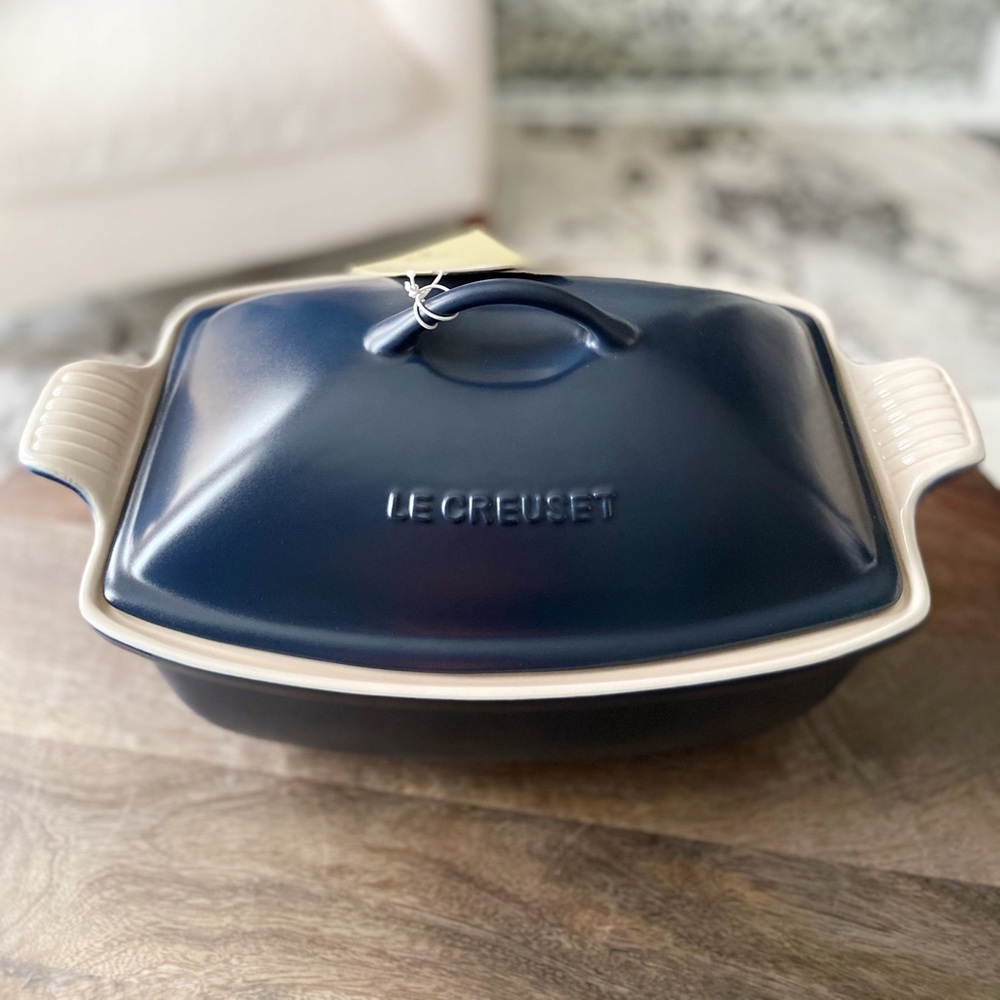 SOLD! Le Creuset deep covered casserole dish